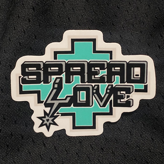 Spread Love Sticker - 004 - Vintage Diamond