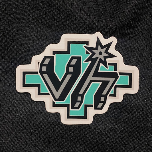 Vintage Hoops Logo Sticker - VH.02
