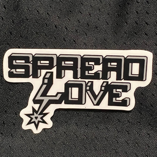 Spread Love Sticker - 002 - Vintage Text