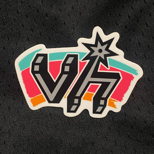 Vintage Hoops Logo Sticker - VH.03