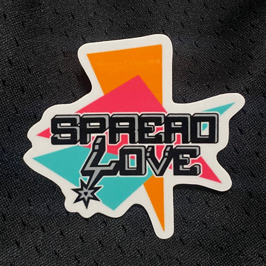 Spread Love Sticker - 001 - Fiesta Triangles
